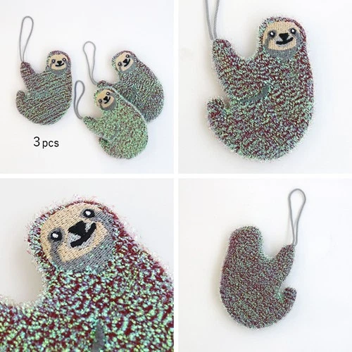 Kikkerland Sloth Scrub Sponge - Thumbnail 5