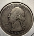 1932 Washington Quarter XF Actual Coin One Of The Best Coins On eBay (FM Book)