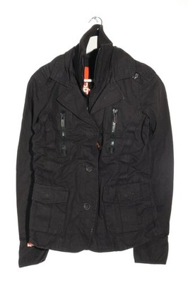 SUPERDRY Kurzjacke Damen Jacke Gr. DE 38 schwarz