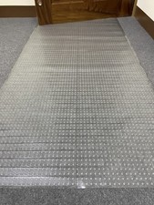 Clear Vinyl Carpet Runner for Hallways, Waterproof Rug Protector with Gripper...