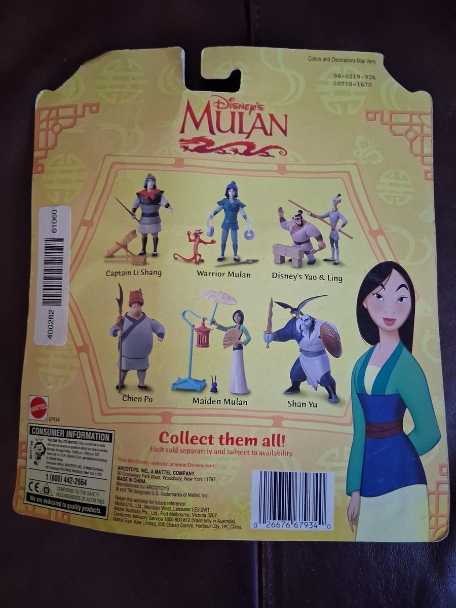 Disney's Mulan Chien Po Action Figure Mattel 1998 | eBay