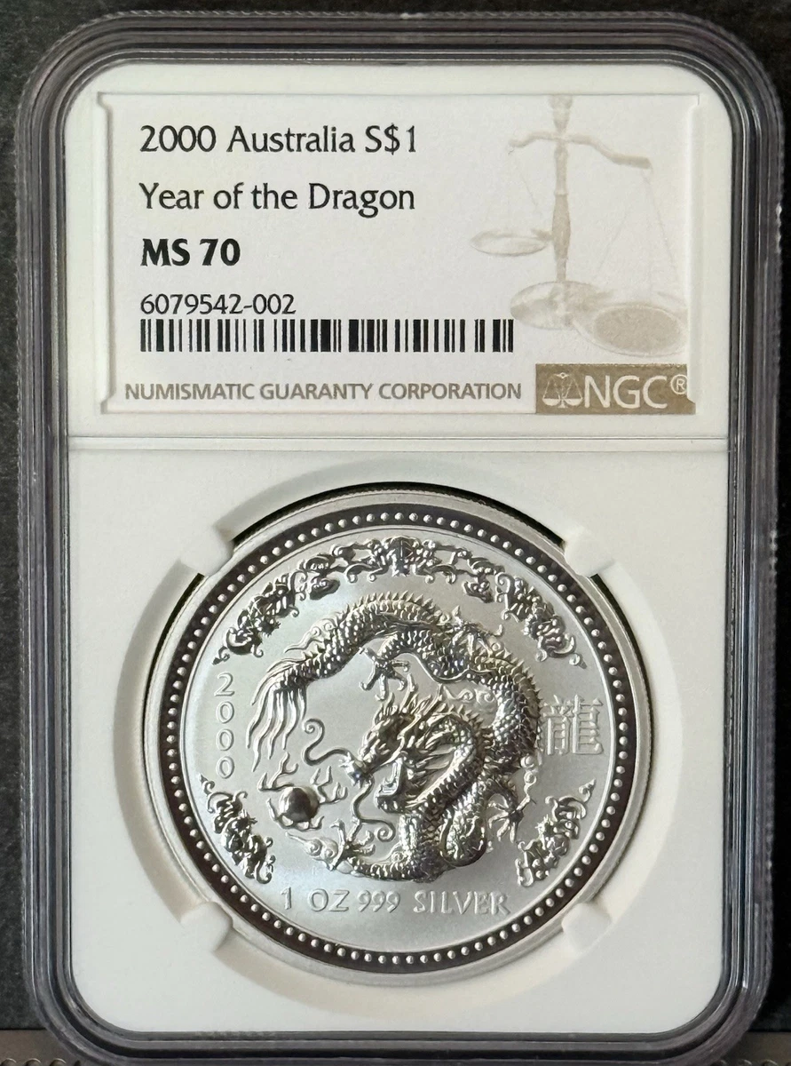 Australian Lunar MS 70 NGC Certified Silver Bullion Coins for sale
