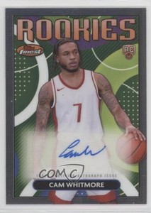 2023-24 Topps Finest Rookie Finest Auto Cam Whitmore #RFA-CW Auto RC