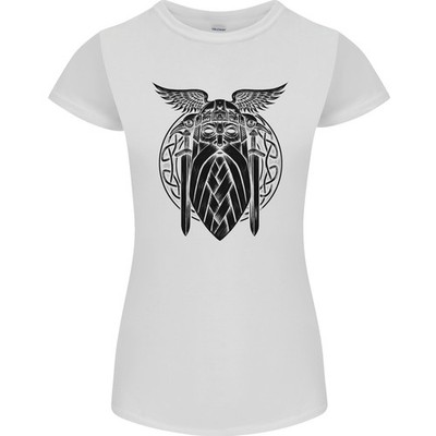 Odin die Wikinger Walhalla Thor Fitness Nordic Damen Petite Schnitt T - Shirt