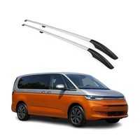 Dachreling FüR VW Multivan T7 2021-2026 Langer L2 Alu Grau 2 Tlg