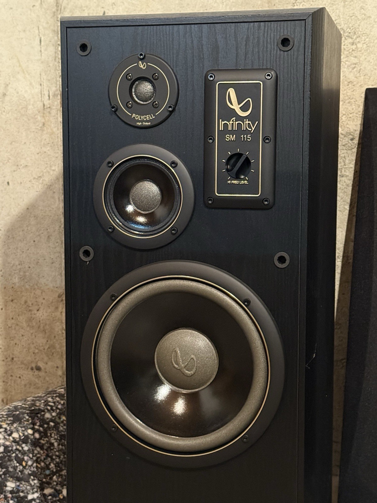 Infinity SM 115 Studio Monitor Series Speakers Black Pair
