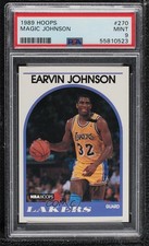 1989-90 NBA Hoops Earvin Magic Johnson #270 PSA 9 MINT HOF