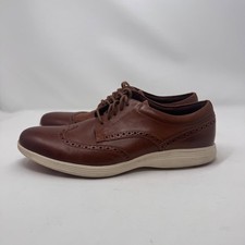 Cole Haan Men's Grand Tour Wingtip Oxford shoe in brown leather Size 11M