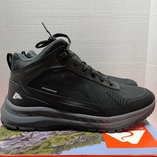 Men  s Ozark Trail Tech Hiker Waterproof Boots Black Shoes Sneakers Sz 10.5