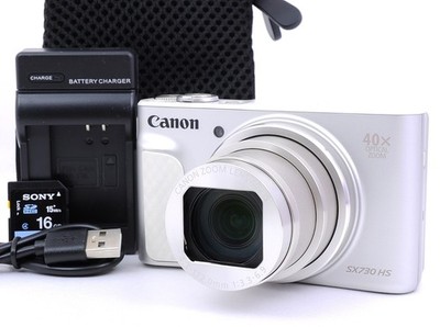[NEUWERTIG] Canon PowerShot SX730 HS Silber 20.3MP Digitalkamera 1915