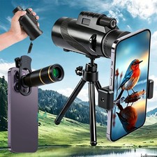 80x100 Monocular BAK4 Lightweight Waterproof Bird Watching FMC Lens For Adults