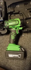 MATCO 3/8" Drive Impact Gun Kit, High Torque, Green, Lightly Used.