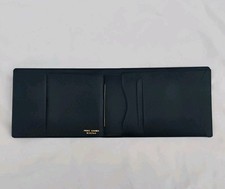 VTG Prince Gardner Registrar Men  s Wallet Black Textured Leather Bifold New NOS
