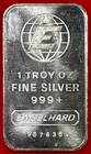 Engelhard 1 oz Silver Bar EI-9V Smooth E .999+ Fine FG76304 Vintage