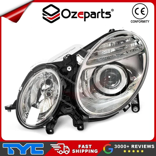 LH Left Hand Head Light Non Xenon For Mercedes Benz E Class W211 Ser 2 2006~2009 - Picture 3 of 5