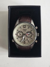 Orologio AVIATOR AVW2120G318 cassa acciaio inox cinturino in pelle - Funzionante