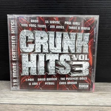 Crunk Hits Vol 3 - RARE out of print version CD TooShort Akon, LL Cool J, T-Pain