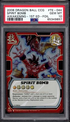 2000年 スーパー耐久 ColleCa JFB Collection カード 2008 Dragon Ball CGC The Awakening 1st Edition Spirit Bomb Foil
