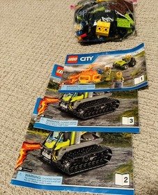 LEGO City Volcano Lots 60122 & 60123 Complete for both sets both boxes. 