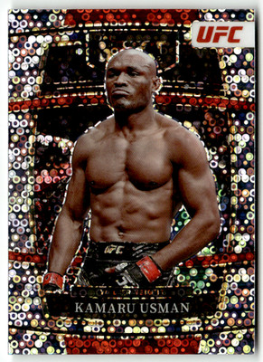 Panini UFC Select 2022 No. 5 Kamaru Usman Disco Prizm