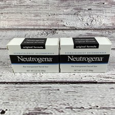Neutrogena The Transparent Facial Bar Face Soap Original Formula 3.5 oz 2-Pack