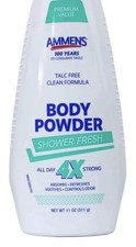 Ammens Body Powder Shower Fresh Talc Free 11 Ounce