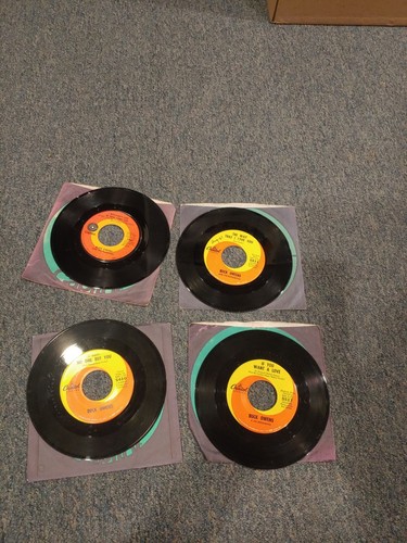 Lot Of 4 Buck Owens 45rpm Various Title Tested Country Capitol Records - Picture 2 of 3