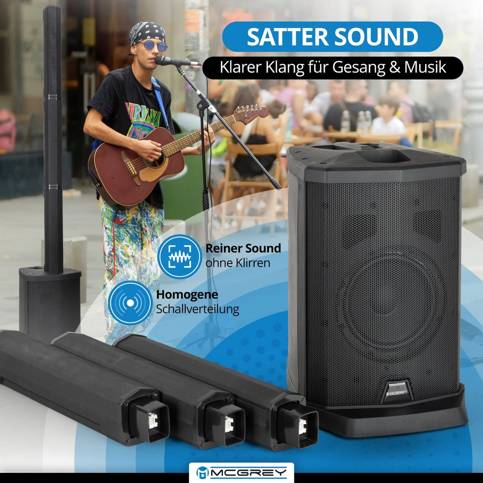 Aktiv E-208LA PA Anlage Säulenanlage Line Array Stereo Set System Lautsprecher - Bild 4 von 4