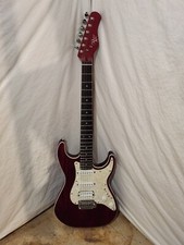 Michael Kelly 630p Trans Red Open Pore Electric Guitar   Ex   Used