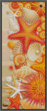Colorful Seashells Counted Cross Stitch CHART No.13-110