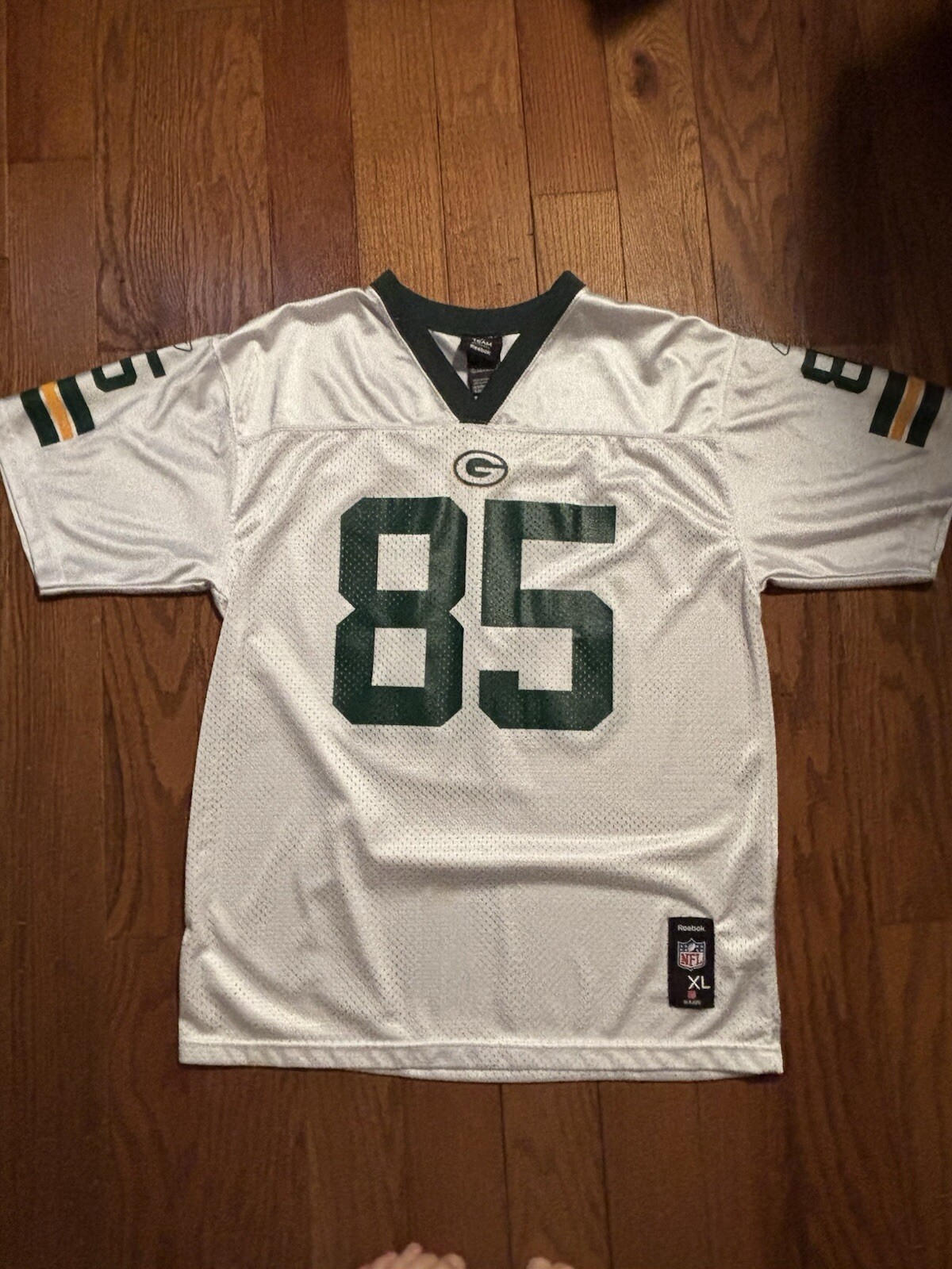 Greg Jennings Green Bay Packers NFL Football Jersey men's XL sewn Reebok White