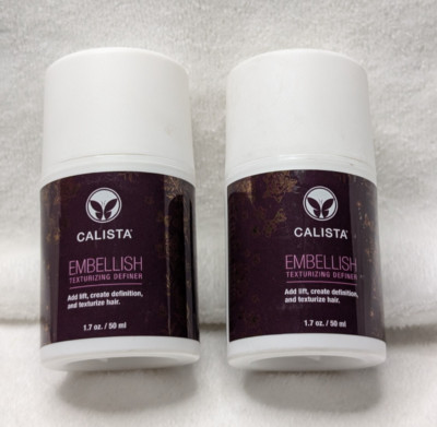 Lot of 2 Calista Embellish Texturizing Definer  1.7 OZ New