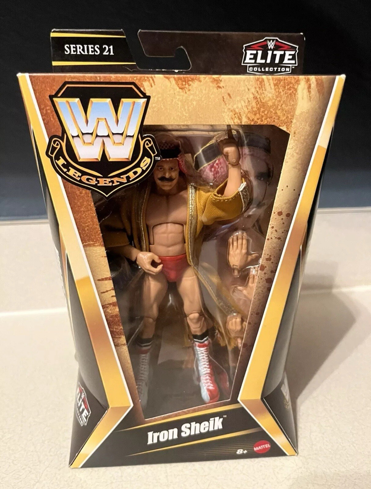 WWE Wrestling Mattel Elite Legends Series 21 Iron Sheik Action Figure