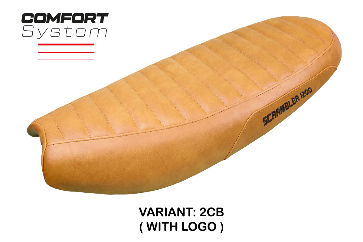 Triumph Scrambler 1200 2019-2024 2025 2026 Seat Cover Tappezzeria Comfort Camel