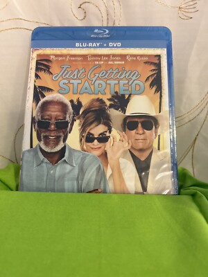 Just Getting Started (Blu-ray + DVD) Morgan Freeman, Tommy Lee Jones - Comedy