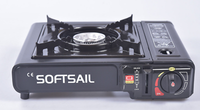 Softsail Gaskocher + Tragekoffer Campingkocher 1-Flammig Camping Kocher Tragbar
