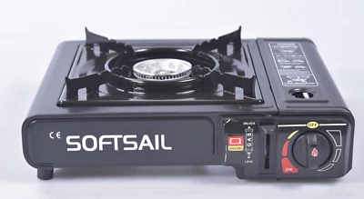Softsail Gaskocher + Tragekoffer Campingkocher 1-flammig Camping Kocher tragbar