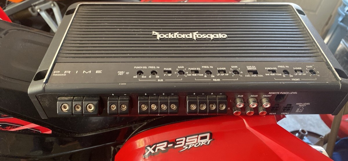 Rockford Fosgate R600X5 5 Channel 600W Car Amplifier | eBay