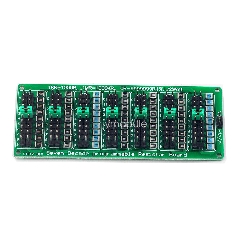 Power Resistor 1000 W Seven Decade Programmable Resistor Board ...
