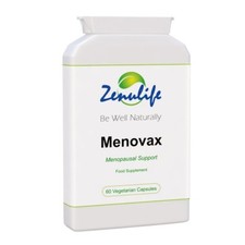 MenoVax Natural PMS & Menopause Relief Supplements 60 Herbal Capsules Guaranteed
