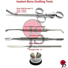 Bone Grafting Tools Syringe Bone Graft Carrier Scoop Spatula Dental Implant