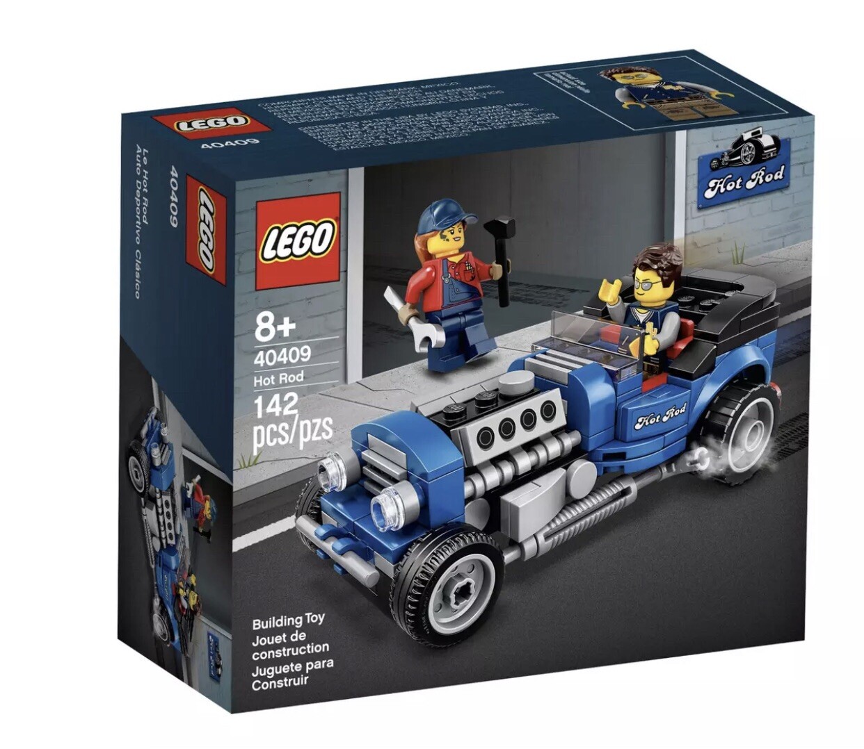 New! LEGO 40409 Hot Rod "Blue Fury" Car Factory SEALED Exclusive! SHIPS NEXT DAY