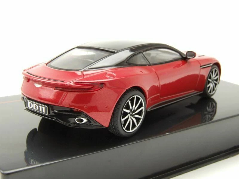 Aston Martin DB11 2016 Red IN Metallo Black Roof IXO MOC296 1:43 Die Cast - Immagine 3 di 4