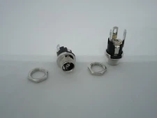 2Pcs Pack Lot 9mm Round DC Jack Power Supply Power Socket Female 5.5x2.5mm 3 Pin