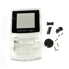 Clear Replacement Housing for Nintendo Game Boy Color Lens GBC Shell Transparent