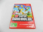 Mint Disc Nintendo Wii New Super Mario Bros. Wii U Comp. - Inc Manual