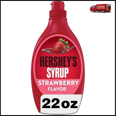Hershey's Strawberry Flavored Syrup 22 oz Hershey, Free shipping