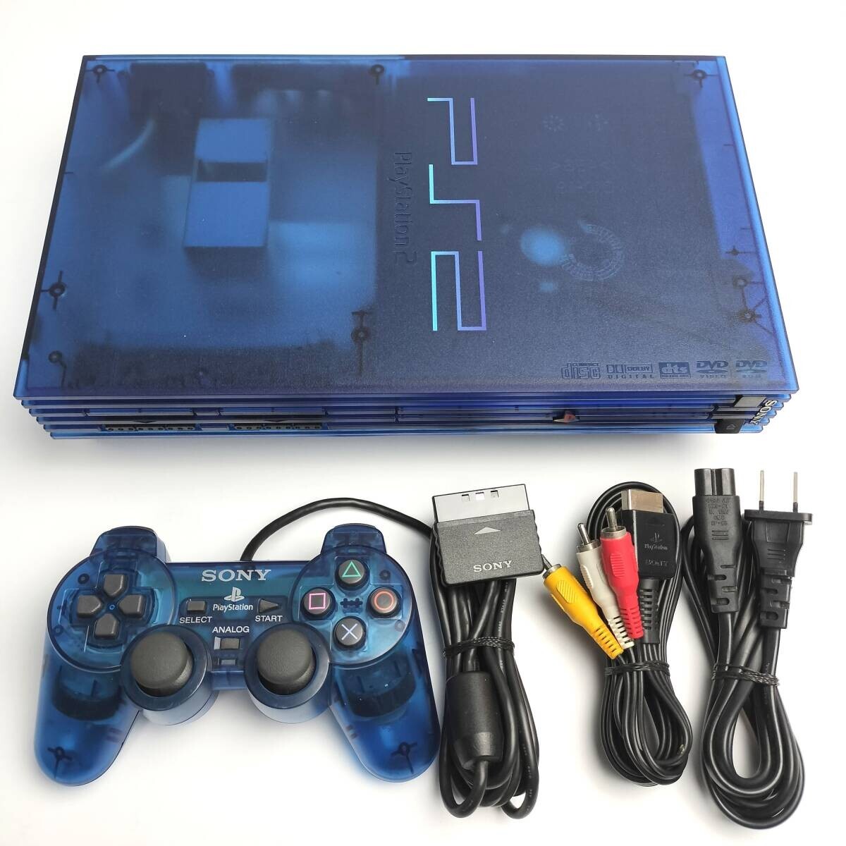 Sony PS2 SCPH-37000 PlayStation 2 Ocean Blue Body Confirmed