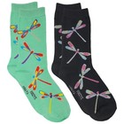 Dragonflies Insect Dragonfly Eyes Fly Cute Animal 2 Pairs Foozys Women's Socks 