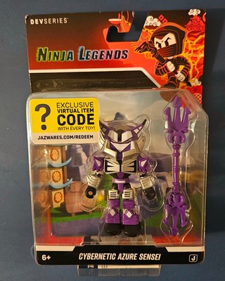 DevSeries Ninja Legends Cybernetic Azure Sensei Action Figure Virtual Code NIB